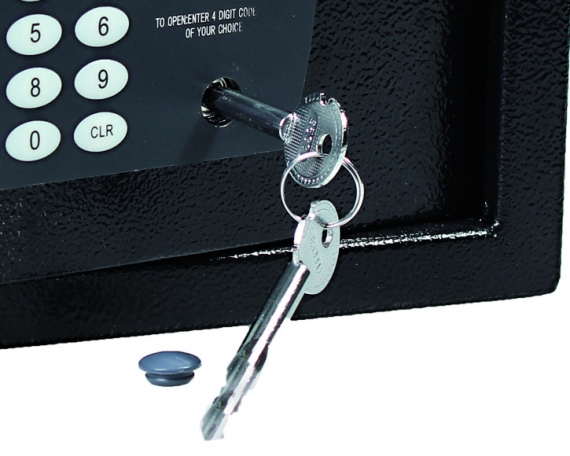 emergency keys delivered with the safe