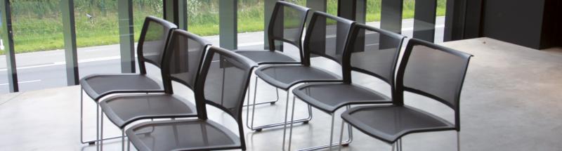 You wish to equip a Seminar or conference room within your establishment, you need adequate professional furniture: discover our offer of stackable chairs and seminar tables. We offer round, square, rectangular reception and seminar tables, all foldable to facilitate storage, handling and set-up to meet the different demands and requirements of the companies that contact you. In addition to their simplicity of use, the meeting tables are also robust and offer certain options such as foot adjustment, outdoor use... As for conference chairs, you will have the choice between chairs with fabric seats for guaranteed comfort, polypropylene chairs with elegant design for indoor and outdoor use. Depending on the model, the chairs can be stored folded or stacked. The materials chosen for the structure and the seat are materials recognized for their lightness and their resistance to collective use.