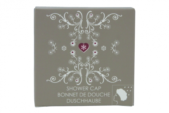 Bonnet de douche, boîte carton (taupe)