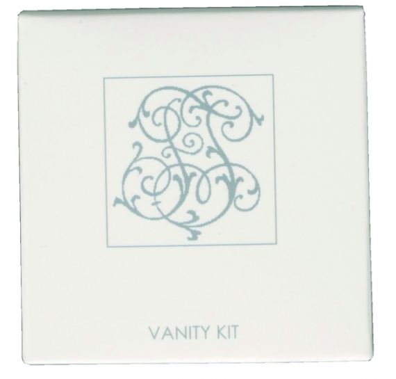 Vanity Kit (Wattestäbchen, Nagelfeile, Wattebausch), Kartonverpackung
