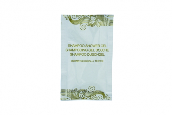 2 in 1 sachet, 10 ml shampoo-shower gel