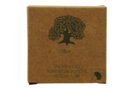 Shower cap, kraft cardboard box