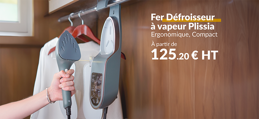 Nouveau défroisseur Plissia