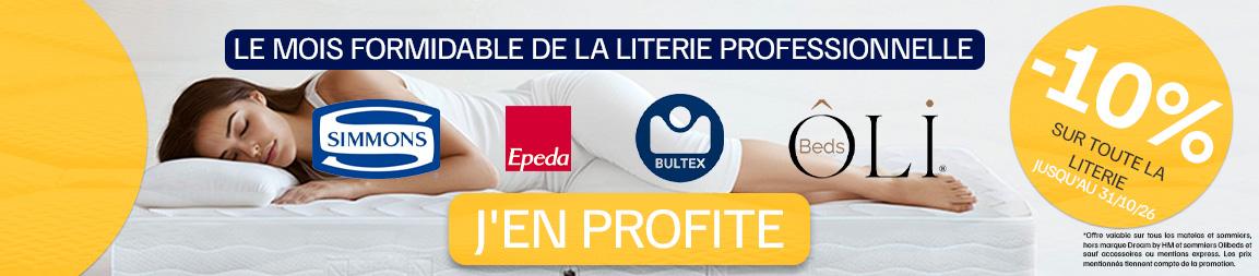 Toute la literie professionnelle est sur HOTEL MEGASTORE