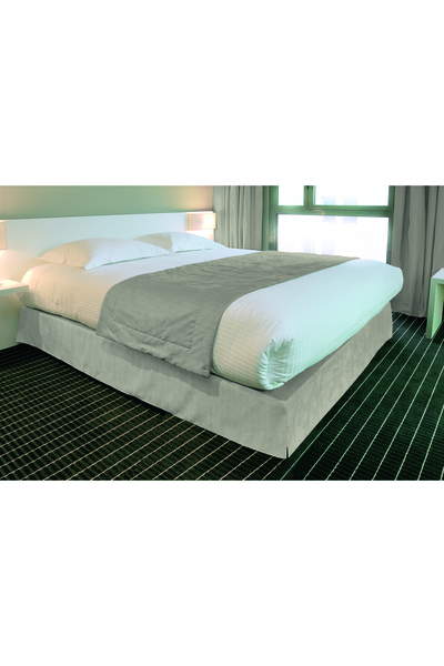 Collection cache-sommier, chemin de lit et coussins coordonnés 429 g/m² Velours tissé Lisbonne