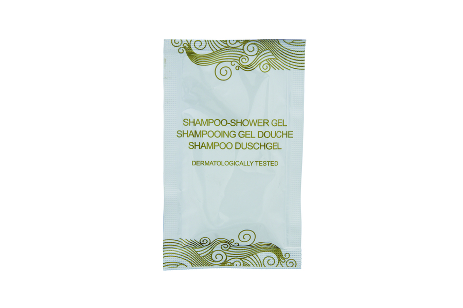 Sachet 2 en 1, shampooing-gel douche 10ml