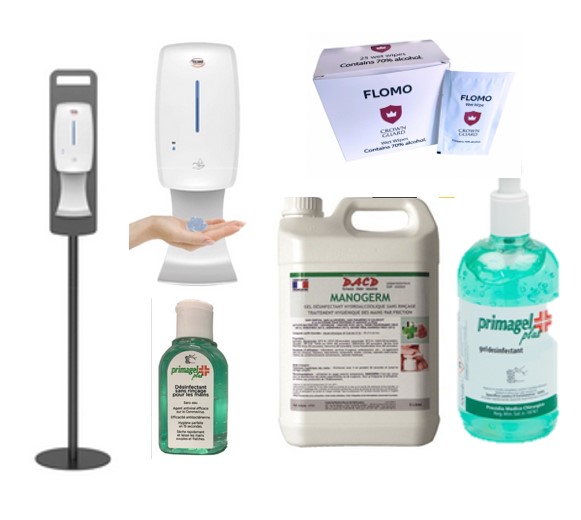 Hydroalcoholic gels, Hand sanitizer